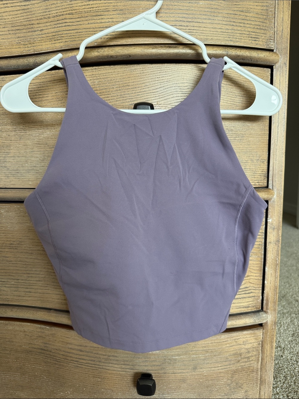lululemon athletica Mauve Purple High-Neck Crop Top
